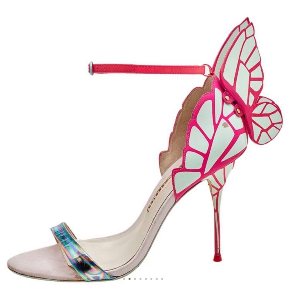 Sophia Webster Multicolor Leather Chiara Ankle Strap Sandals